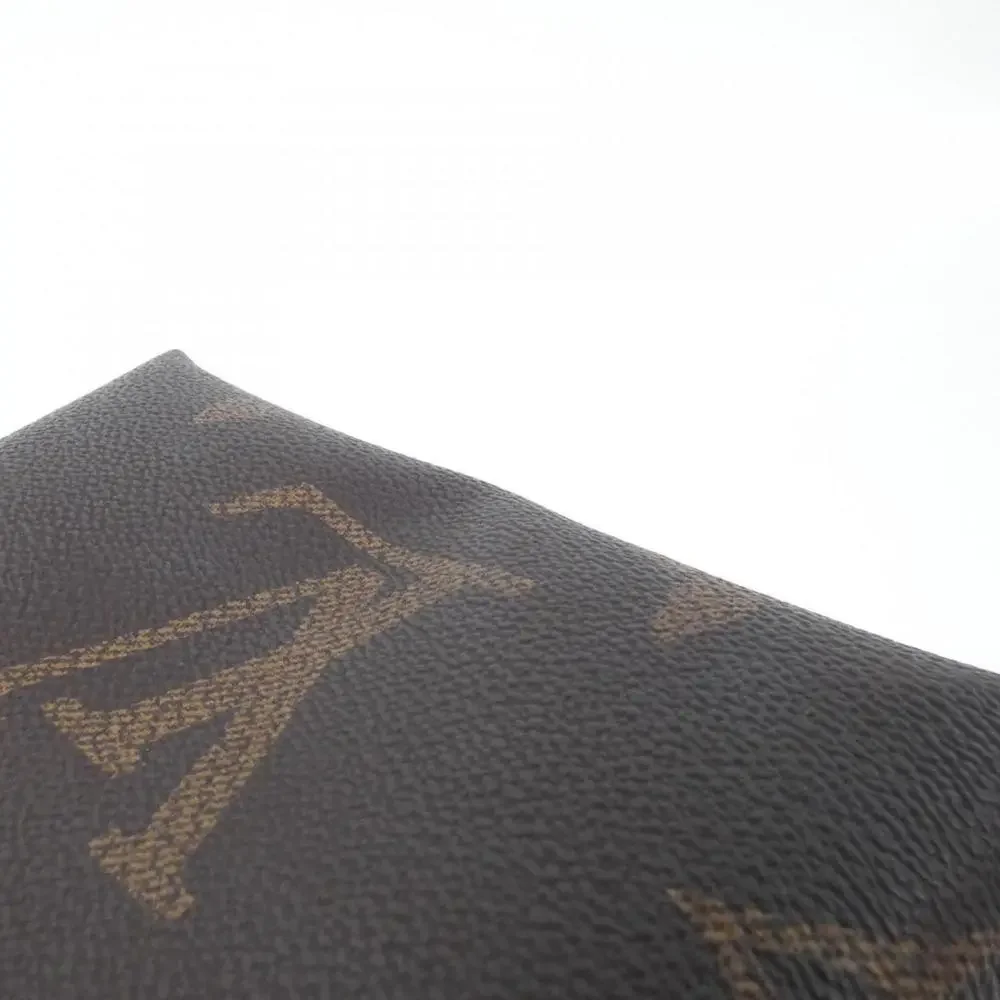 LOUIS VUITTON Authentic Brown Monogram Pochette Pouch - Picture 4 of 9